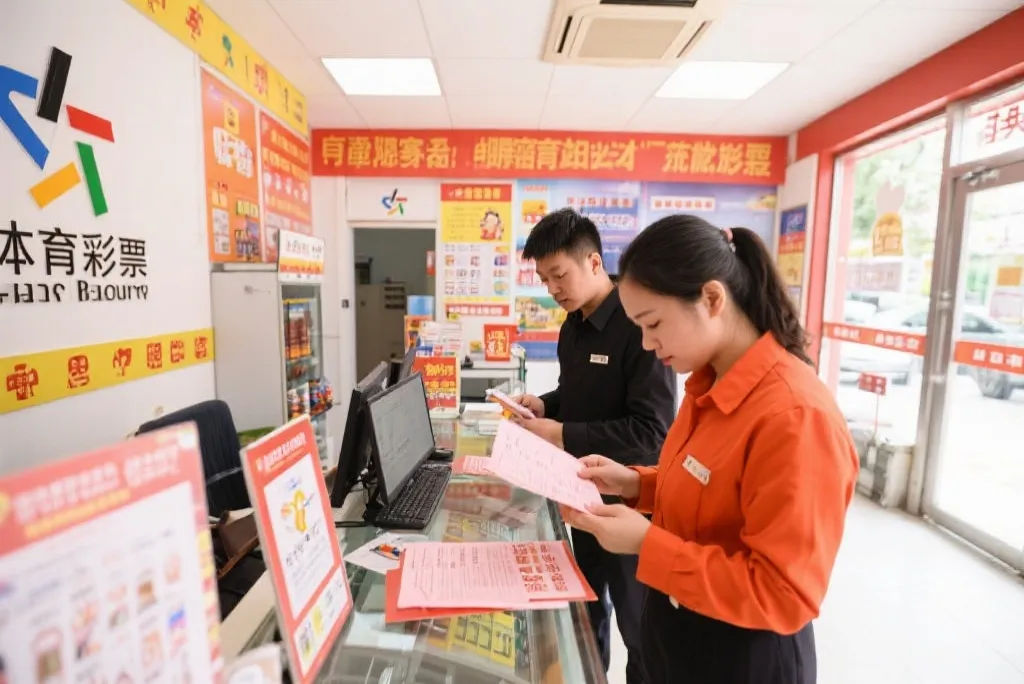 彩票销售点工作人员核查兑奖流程